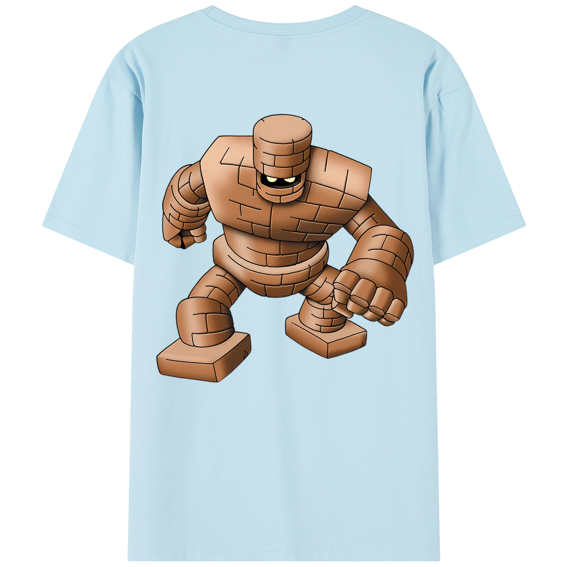 （画像用） ドラゴンクエスト Doragon Kuesuto Dragon Quest 綿100％半袖Tシャツ（背面プリント）